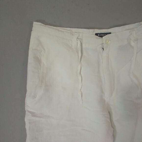 Koman Sport shorts men's large white lightweight summer beach lounge outdoor - Picture 2 of 9